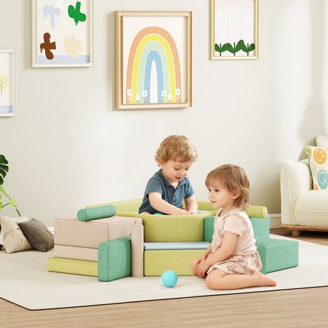 Parcours motricité bébé module motricité bébé avec piscine à balles housse lavable 160 x 137.5 x 30 cm multicolore