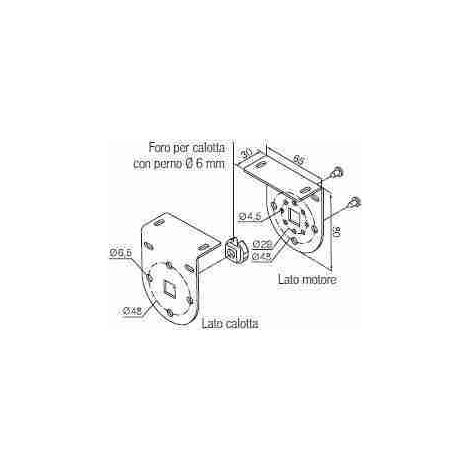 Nice 525.10070 - Kit per tende verticali, bianco (da associare a 575.12040 o 575.12050)