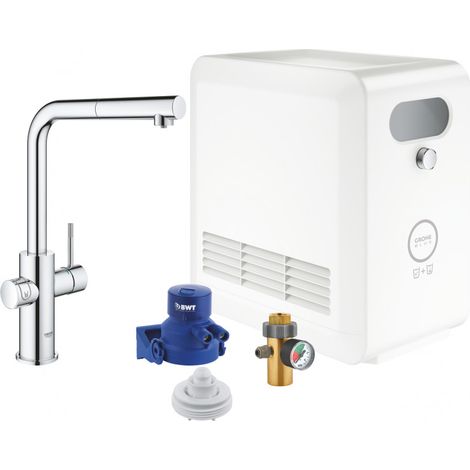 Set mezclador monomando de fregadero Grohe Blue Professional, 223 (1/2)