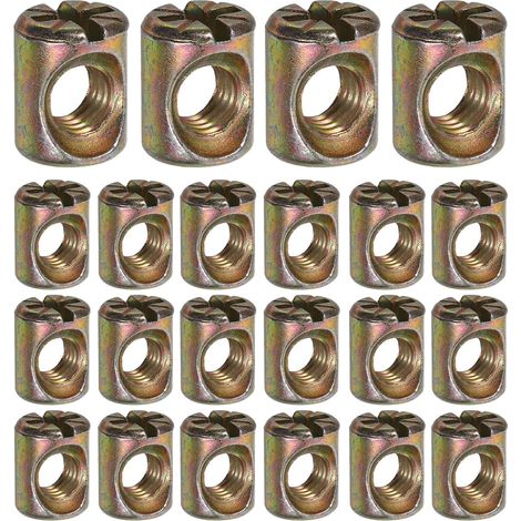 Kit de 50 écrous cylindriques pour connecteurs meubles