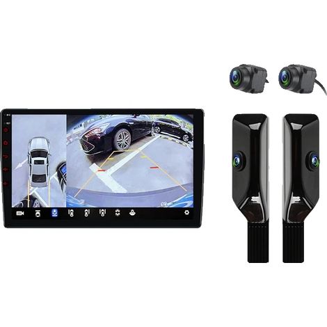 Autorradio con interfaz táctil, compatible con smartphones y compatible con Citroën Berlingo B9 Partner 2008-2019, V1 Plus (cámara de 360 grados). (1/2)
