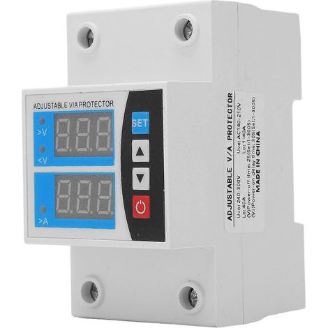 Über- und Unterspannungsschutzgerät mit digitaler Anzeige, automatischer Rückstellung, 240–300 V, 40 A (1/4)