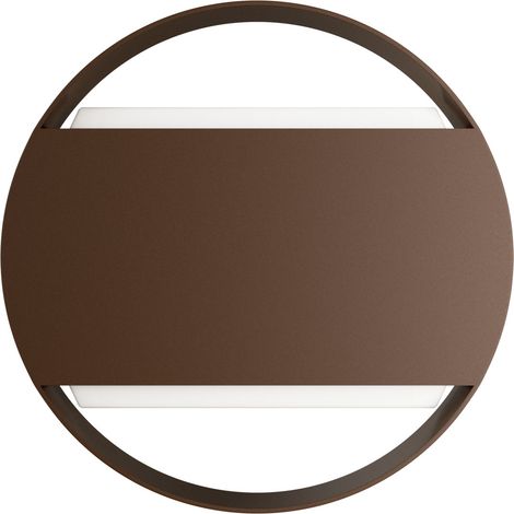 Clos Wall Dual 16W Applique LED da Esterno 120 gradi CCT Switch 3000K/4000K/5000K IP65 IK08 Corten Texturizado - Beneito & Faure