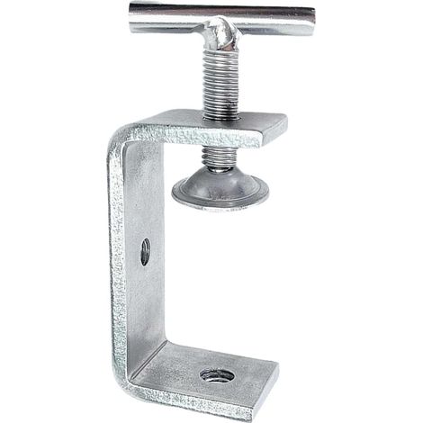 100mm C-clamp with T-handle, wide G-clamp, office clamp, wood welding tool, construction tool, stainless steel (1/5)