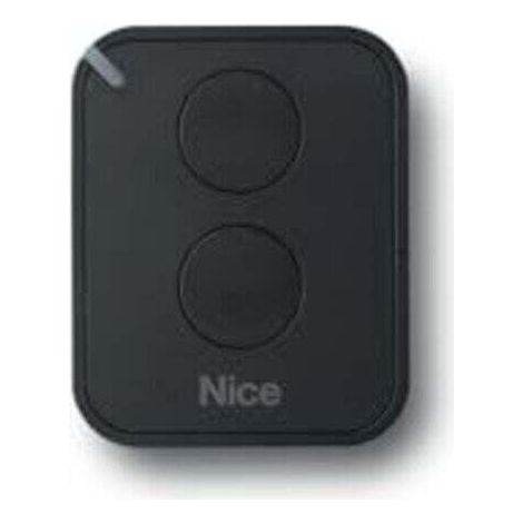 Télécommande NICE FLO2RE pour Portail 2 Canaux Compatible Automatismes Nice pour Portail et Garage Fréquence 433,92 MHz avec Technologie Rolling Code