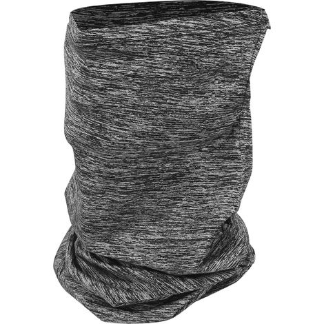 Masque facial anti-UV en soie glacée pour cyclisme, sport outdoor - Gris chanvre (1/5)