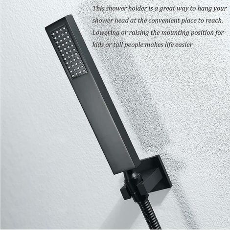 Support de douchette Support de douche Support de douche en laiton - or brossé (1/3)