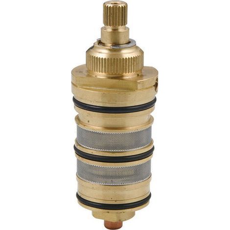 Thermostatische Duscharmatur aus Messing mit Kartusche und Griff für Duschmischer - (1/4)