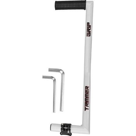 Poignée de Tondeuse Ergonomique, Poignée de Désherbage en Métal D'aluminium, Poignée Ergonomique pour débroussailleuse, Extension de Poignée pour Désherbant avec Clip de Support (1/5)
