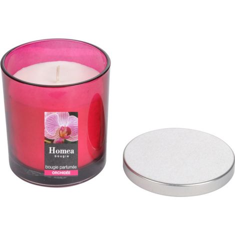 Bougie Parfumée Couvercle "Essentiel" 8cm Orchidée (1/2)