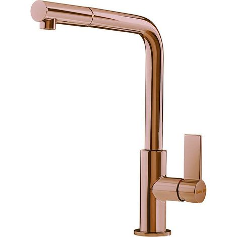 Foster Omega Plus. Tipo di beccuccio: Standard, Colore del prodotto: Rame, Materiale del rubinetto: Ottone. Altezza sopra la superficie di fissaggio (max): 29,1 cm, Distanza diffusore del... - 8498858 (1/2)