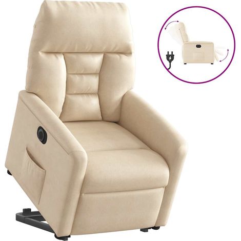 Maison Exclusive - Relaxsessel mit Aufstehhilfe Elektrisch Beige (1/5)