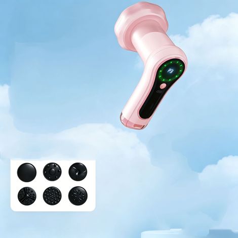 Masseur Anti Cellulite Electrique, Appareil de Massage Cellulite Rechargeable avec 6 Têtes Massage 8 Vitesses pour Remodelage et Perte de Poids Corps Jambes Ventre Bras Fessiers (1/5)