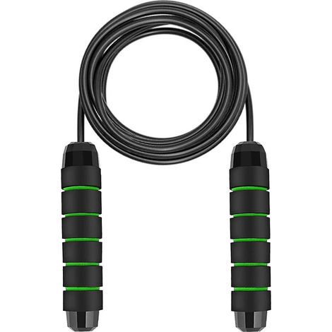 corde Sauter, Professionnel Rglable Vitesse Corde De Saut Avec Poigne De Mousse De Mmoire Ressorts Et Roulements Billes Corde Skipping Corde Pou (1/4)