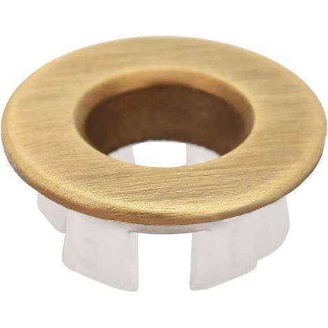 Bague de trop-plein d\'évier Insert en laiton Couvercle de trop-plein rond dans les pièces de rechange pour lavabo de cuisine