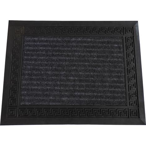 Zerbino 100% Polipropilene Fondo Gomma Antiscivolo 37X52CM (1/5)
