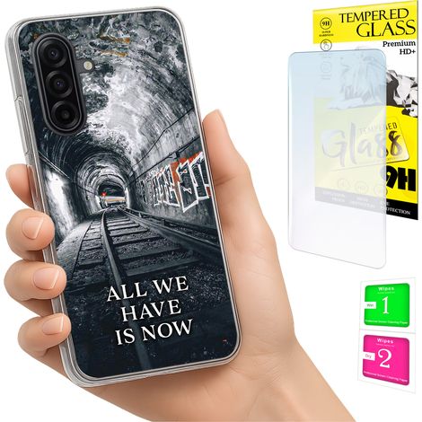 Custodia per Samsung Galaxy A17 5G, cover fotografica, cover posteriore + vetro 9H (1/5)