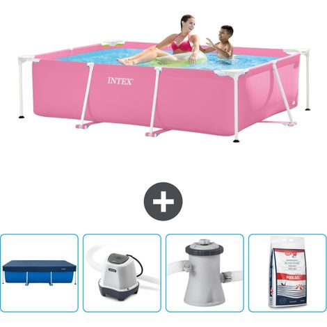 Intex Piscina con struttura Rettangolare - 220x150x60 cm - 5-pezzi  SCB53 (1/5)