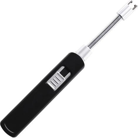 Encendedor de arco Cozy Spark BBQ con cuello flexible y cable USB en caja con ventana (1/5)