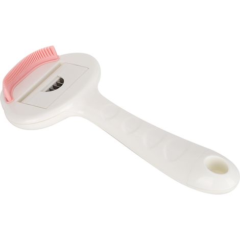 Peigne pour chat et chien, brosse à nœuds ouverts, outil flottant pour l'épilation des poils d'animaux, rose (1/5)