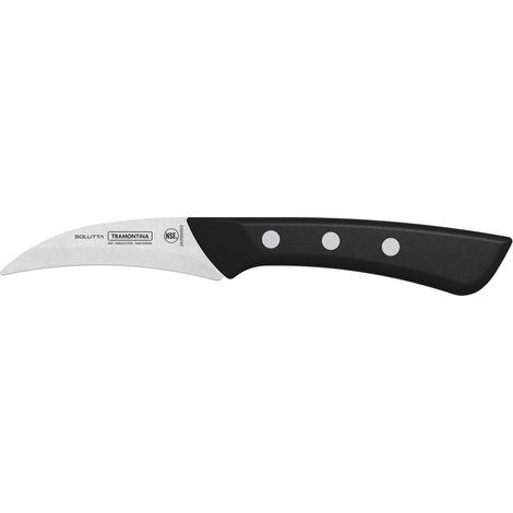 Tramontina spelucchino curvo Solutta acciaio inox nero 7,5 cm (1/5)