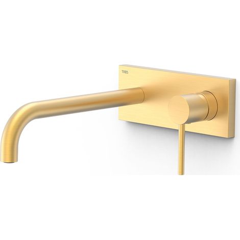 TRES 26230032OM STUDY Pieza Vista para Cuerpo Empotrado De Lavabo Color Oro Mate 24K - ref: 26230032OM