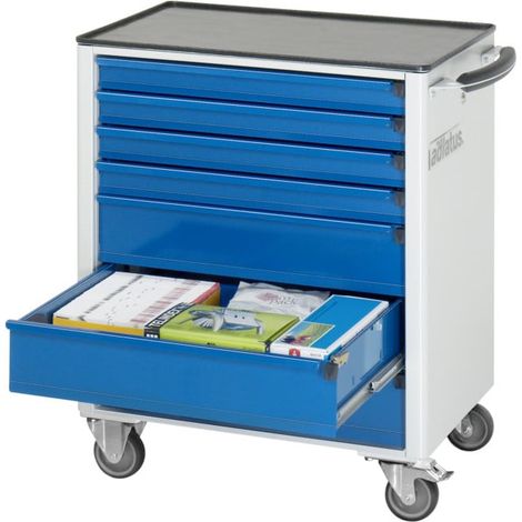 Chariot à outils Rau avec 7 tiroirs métal LxPxH 700x500x860mm (1/5)