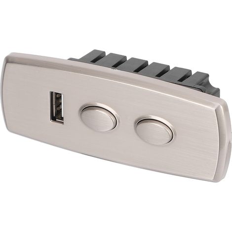 Ortviai Télécommande 2 boutons pour canapé électrique, prise USB intégrée, câble 5 broches, ABS résistant (1/4)