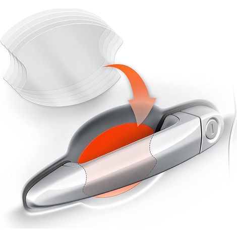 Luxshield Schutzfolie für automatische Türgriffe (für versenkte Türgriffe) – 5er-Pack (1/5)