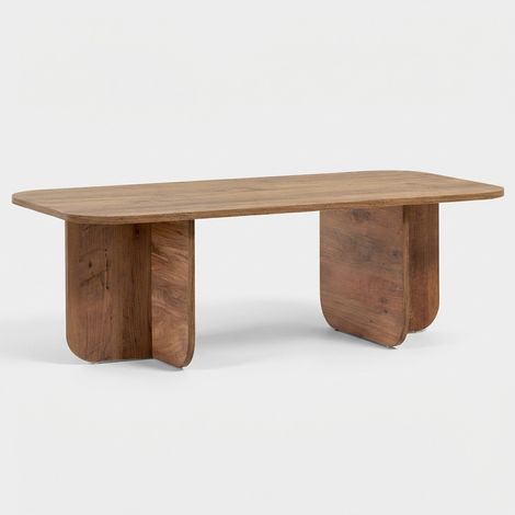 Design-Couchtisch aus Melaminholz Akira - Natur