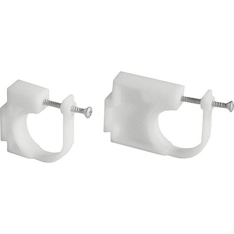 Far 7550 coppia supporti in plastica per fissaggio collettori 1"