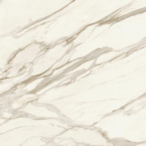 Carrelage effet Marbre Blanc Calacatta Sublime 120x120x0,9 cm Velours Orsiano - Sol et mur intérieur (vendu par carton de 2,88 m²) - RO'MA CARRELAGE