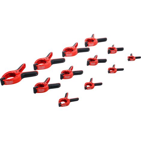 Abrazaderas BGS-DIY 12 piezas nylon ajustable antideslizante (1/4)