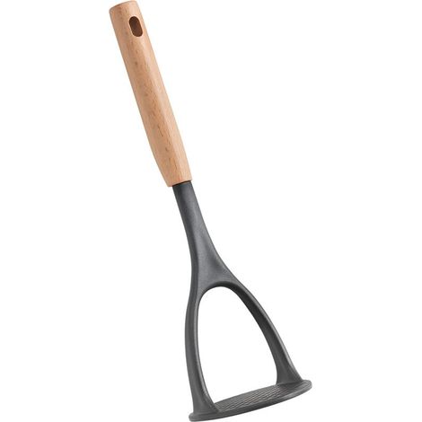 Metaltex Arizona - Schiacciapatate robusto con manico ergonomico in legno