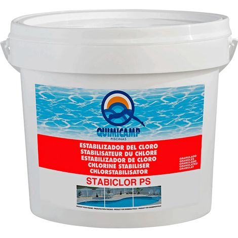 Stabiclor PS Quimicamp 4 kg – Estabilizador de cloro (Ácido cianúrico)