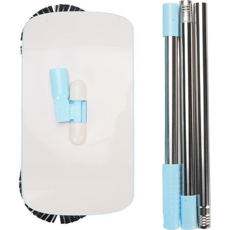 Balayeuse à main domestique, balayeuse, vadrouille polyvalente, balai, pelle à poussière, outil de nettoyage de sol, nettoyeur manuel pour la maison, bleu (1/5)