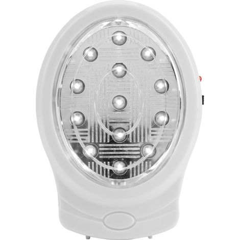 Lampe d'urgence domestique rechargeable 13 LED, veilleuse automatique en cas de panne électrique, prise américaine (1/5)