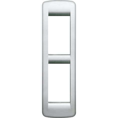 VIMAR - 16784.21 Placca Rondo 2M pann.argento met.