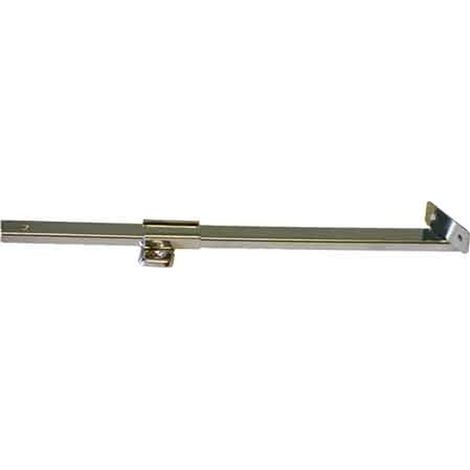 ASTA SNODATA A SCATTO 25 cm - Nichelato