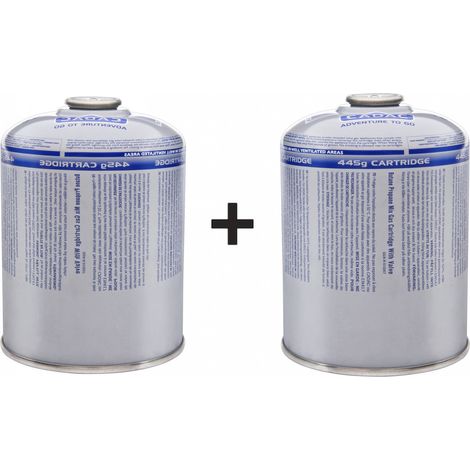 Cadac Gascartridge 2er Vorteils-Set Gaskartusche Button/Propan 445g 2xCA445-N