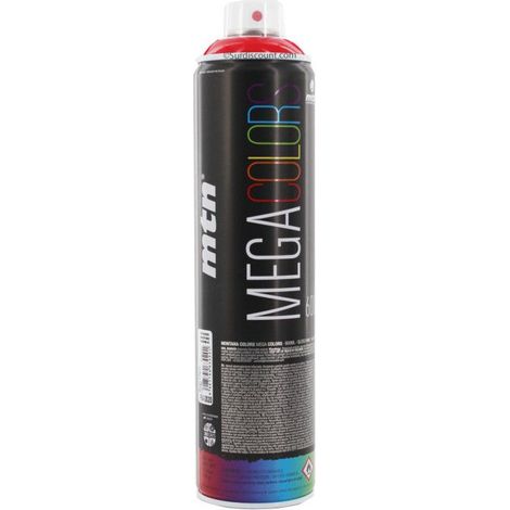 Bombe de peinture mega 600ml - rouge clair - Mtn (1/3)