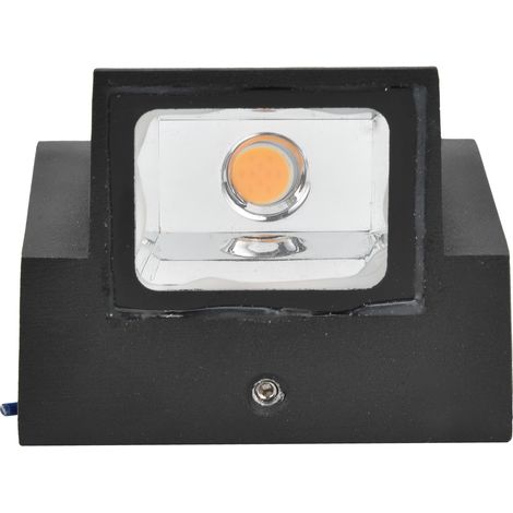 Moderne LED applique murale 5W aluminium IP65 étanche pour extérieur, couloir balcon escalier jardin paysager (tension AC85-265V) (1/5)
