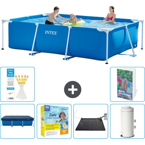 Rechteckiger Frame Pool - 300x200x75 cm - 7-teilig S103