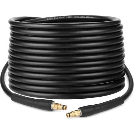 BARKBUSTERS Tuyau pour Nettoyeur Haute Pression Karcher K2 K3 K4 K5 K6 K7 - 10m - Flexible Quick Connect avec Embouts en Laiton,-- (1/4)