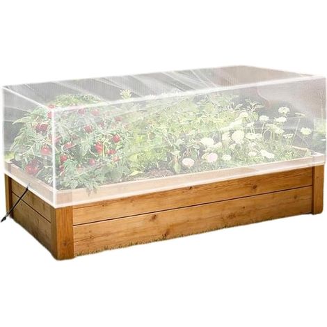 2 6 x 1 4 m Wiederverwendbar Rechteckig Atmungsaktiv Garten