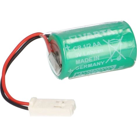Varta Lithium 3V Batterie CR1/2AA mit AMP-BUCHSE-928205-2P Siemens 575332TA (1/5)