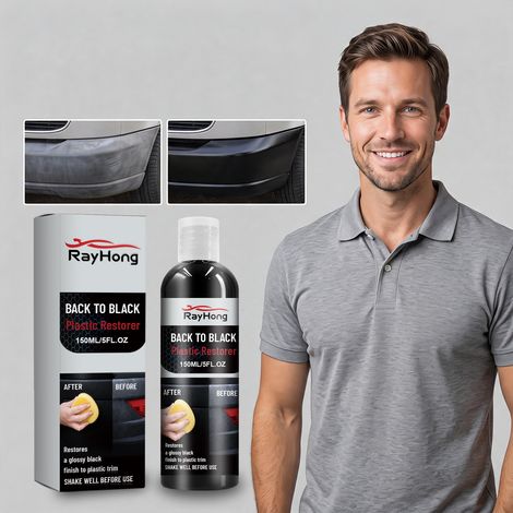 Plastic interior trim care product for car bumpers, dashboard trims, maintenance, dust prevention, restoration, and shine -- 150ml -- BIEMMEDUE (1/5)