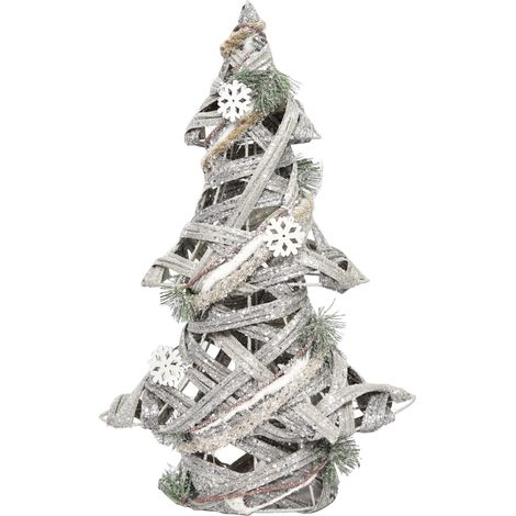 MAURY'S ALBERO DI NATALE IN LEGNO 45 CM LINEA WOODY XMAS (1/2)