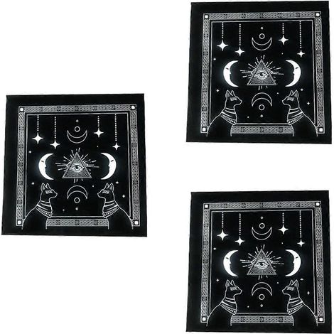 Nappe de type C Tarot, tapis de velours, nappe étoile à cinq branches -- (1/5)