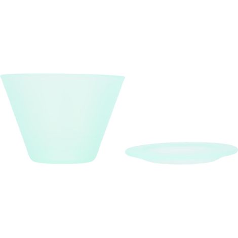 Doseur à café manuel Filtre plat en PP alimentaire Stable et durable Vert clair pour maison et restaurant (1/5)